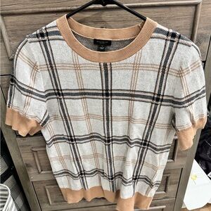 Plaid Ann Taylor sweater
